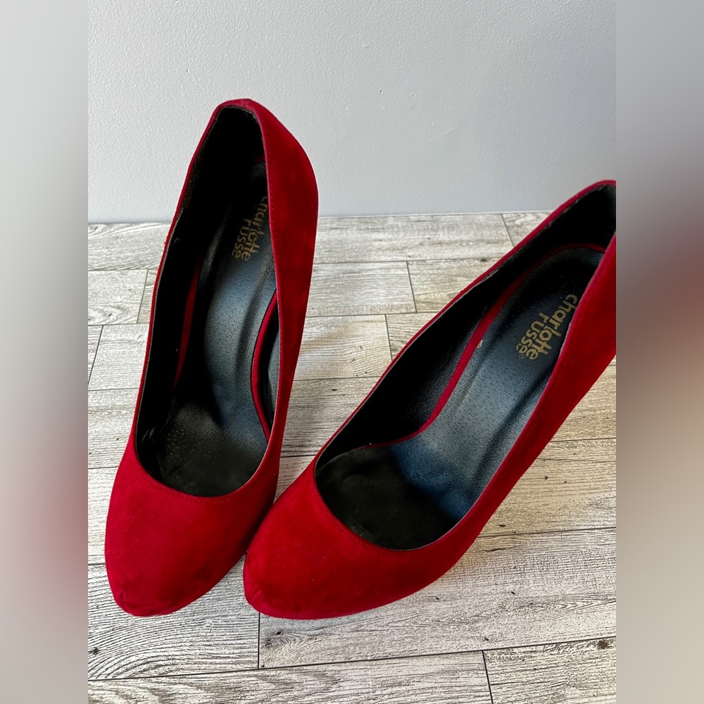 Charlotte Russe Faux Suede Stiletto Heels Size 7M